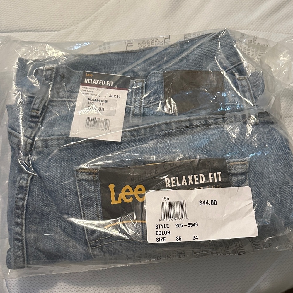Lee Relaxed Fit Denim in Light Blue